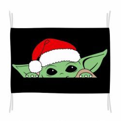 Прапор Baby Yoda Santa - PrintSalon