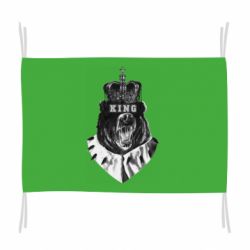 Флаг Bear King - PrintSalon