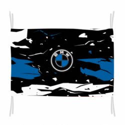 Флаг BMW logo and art background - PrintSalon