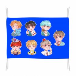 Флаг BTS cute boys