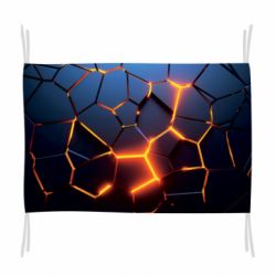 Прапор Cracked Blocks - PrintSalon