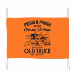 Флаг Custom old truck - PrintSalon