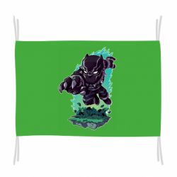 Флаг Cute Black panther - PrintSalon