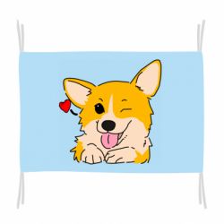Прапор Cute Corgi Puppy