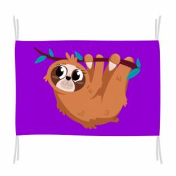 Флаг Cute sloth - PrintSalon