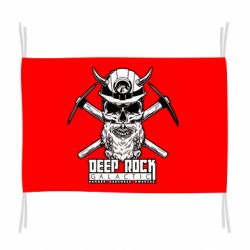 Флаг Deep Rock Galactic skull - PrintSalon