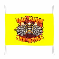 Флаг Deep Rock Galactic You know The drill - PrintSalon