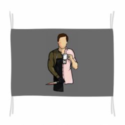 Флаг Декстер арт - PrintSalon