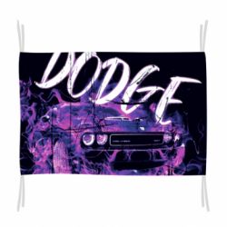 Прапор Dodge Art neon - PrintSalon