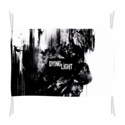 Флаг Dying Light, black and white