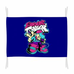 Флаг FnF Boy And Logo