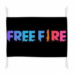 Прапор Free fire gradient logo