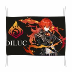 Прапор Genshin Impact Diluc - PrintSalon