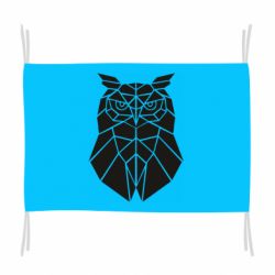 Прапор Geometric Owl - PrintSalon