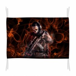 Флаг Ghost On Fire - PrintSalon
