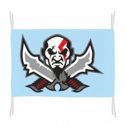 Флаг God of war Kratos vector - PrintSalon
