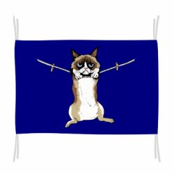 Флаг Grumpy Cat On The Rope