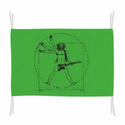 Флаг Guitarist Da Vinci - PrintSalon