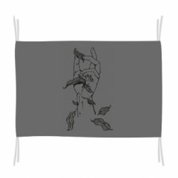Флаг Hand with leafs - PrintSalon