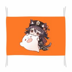 Флаг Hu Tao cat - PrintSalon