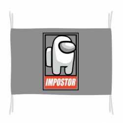 Флаг Impostor AmongUs - PrintSalon
