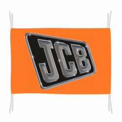 Флаг JCB cool logo - PrintSalon