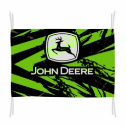 Прапор John Deere and green background-PrintSalon Прапор John Deere and green background