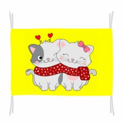 Флаг Kittens In Love - PrintSalon