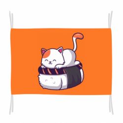 Флаг Котик. Суши-кровать - PrintSalon