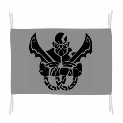 Флаг Kratos silhouette - PrintSalon