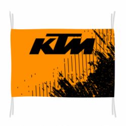 Флаг KTM and grunge background - PrintSalon