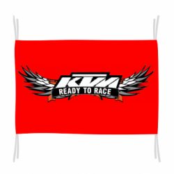 Флаг Ktm Ready to Race Wings - PrintSalon