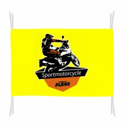 Флаг KTM Sportmotorcycle Art - PrintSalon
