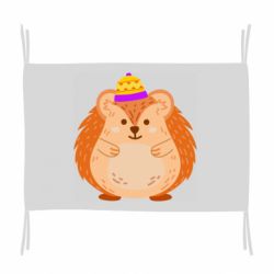 Флаг Little hedgehog in a hat - PrintSalon