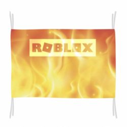 Прапор Logo and fire