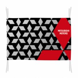 Флаг Logo Mitsubishi Motors