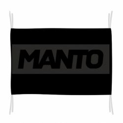 Флаг Манто лого - PrintSalon