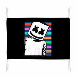 Флаг Marshmello Colorful Portrait - PrintSalon