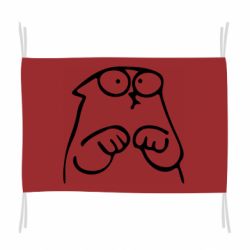 Флаг Милый Кот Саймона - PrintSalon