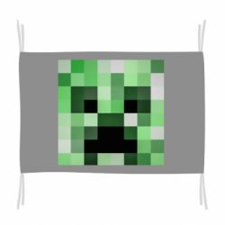 Флаг Minecraft minimalist Creeper - PrintSalon