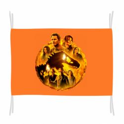 Флаг Мир Юрского Периода Доминион - PrintSalon