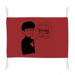 Флаг Моб Психо и гамбургер