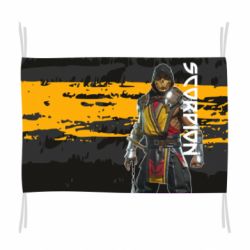 Флаг Mortal Kombat-Scorpion
