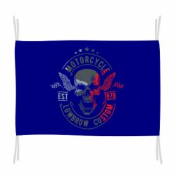 Флаг Moto skull - PrintSalon