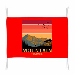 Флаг Mountain travel - PrintSalon
