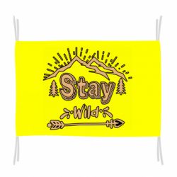 Флаг Mountains - Stay Wild - PrintSalon