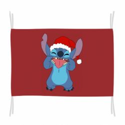 Флаг Новогодний Стич - PrintSalon