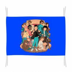 Флаг Очень странные дела арт - PrintSalon