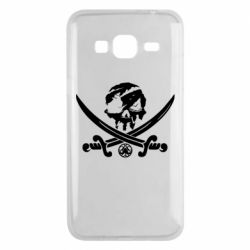 Чехол для Samsung J3 2016 Flag pirate - PrintSalon