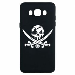 Чехол для Samsung J7 2016 Flag pirate - PrintSalon